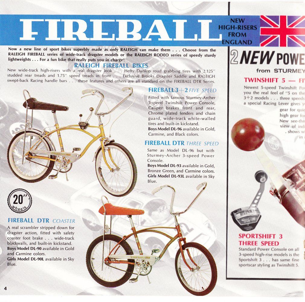 raleigh fireball bicycle for sale