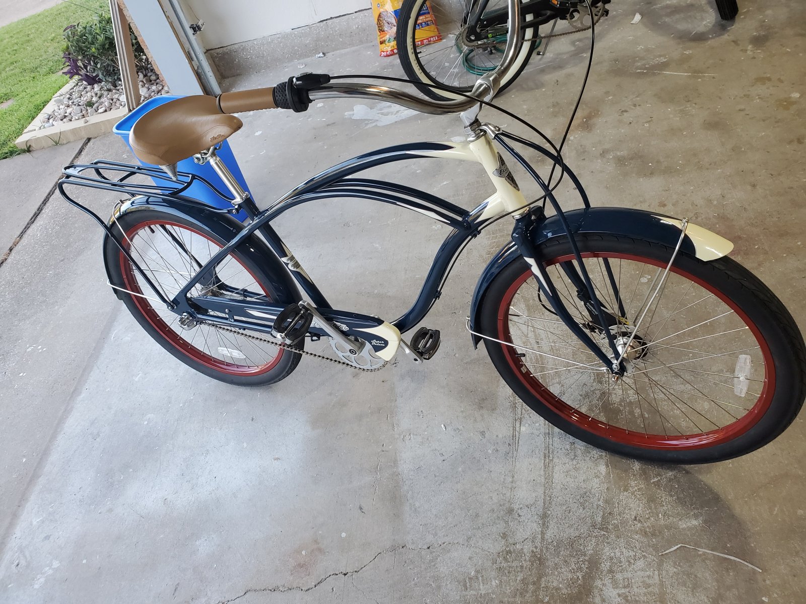 electra beach cruiser basket