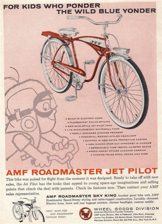 amf roadmaster bicycle models